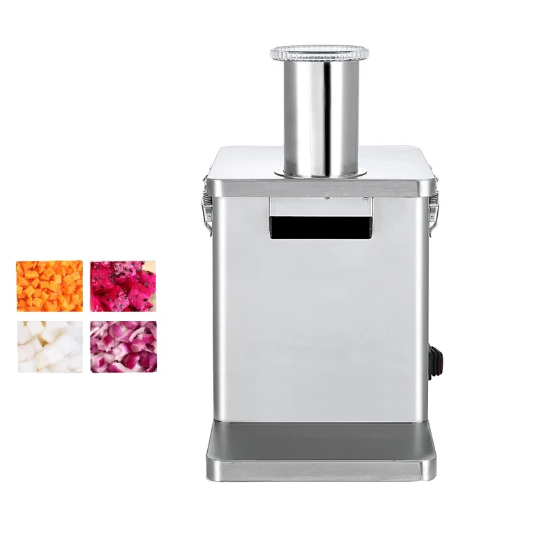 Electric Vegetable Dicing Machine Carrot Diced Fruit Potato Cutting Machine Onion Slicer Granule Commercial Food Processor