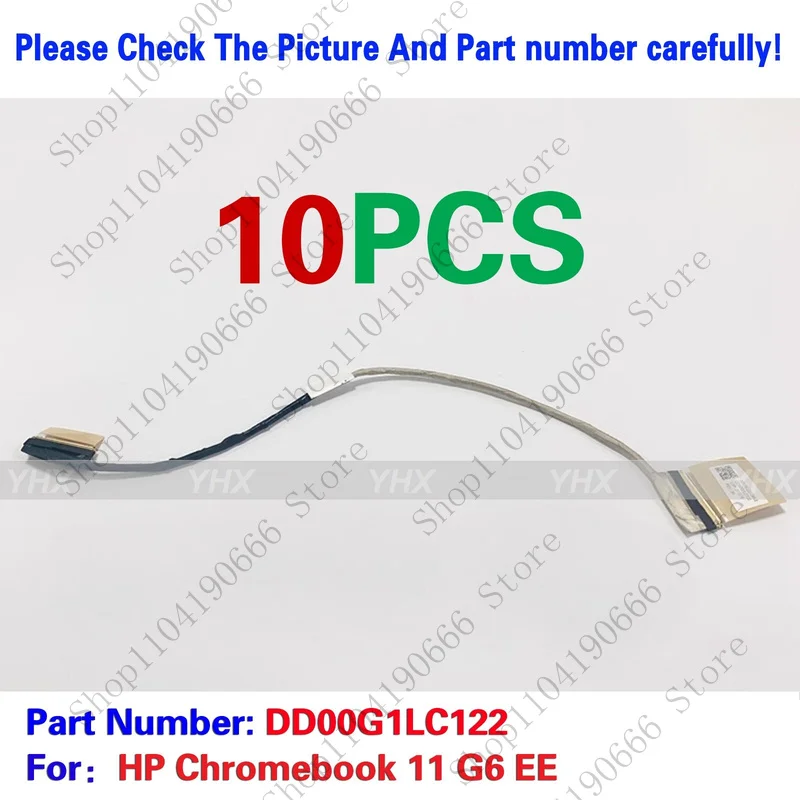 

bd 10X New DD00G1LC122 For HP Chromebook 11 G6 EE Touch LCD Cable TS Lvds Wire Line.