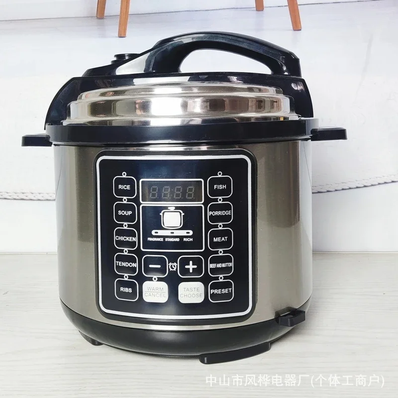 110V/220V Smart Electric Pressure Cooker Multifunctional Large Capacity for Home Use  6L
