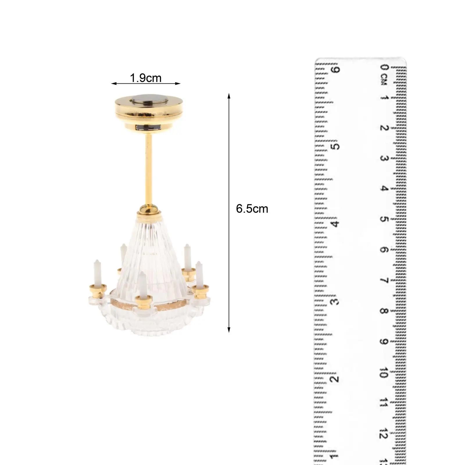 1:12 lampadario in miniatura per casa delle bambole finta accessori per giochi giocattolo luci a candela in metallo per la decorazione della sala da pranzo della camera da letto della cucina di casa