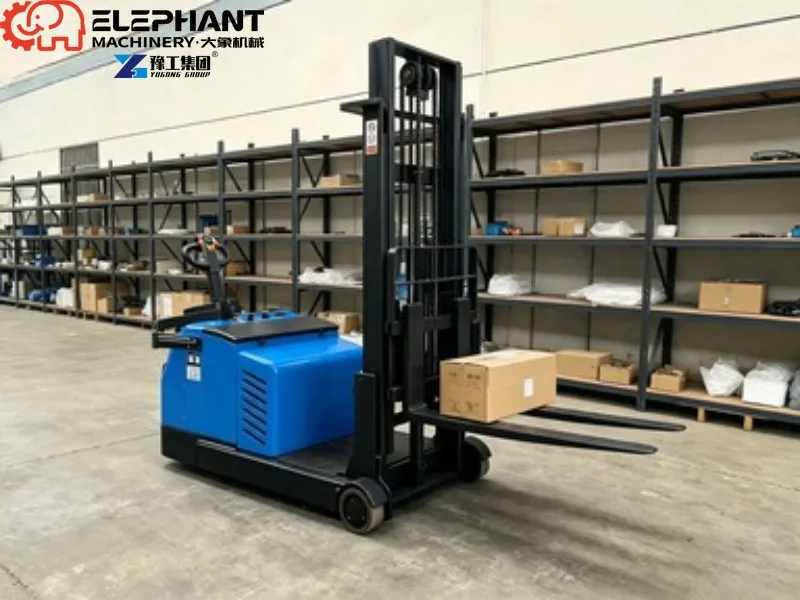 Pedestrian Walkie Electric Power Pallet Stacker, 1.0t 1.2t 1.5t 2.0t For Warehouse Pallet Material Stacking