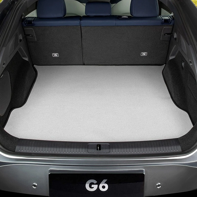

For Xpeng G6 2023 2024 2025 Car Trunk Protective Pad Suede Rear Trunk Cover Tail Box Mat Cargo Liner Interior Anti Dirty Mat
