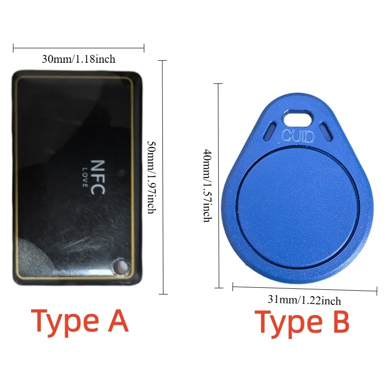 Silicone Card Holder Keychain Key Ring Door Lock Access Tags ID Card Case Keychain Access Card Bag Key Tag Ring