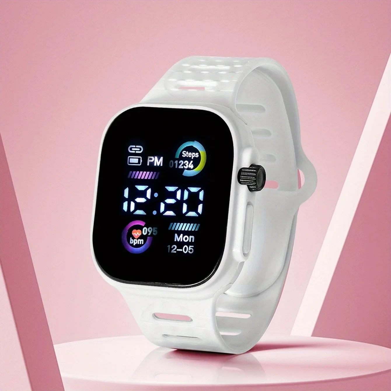 Jam tangan anak Digital layar Led jam tangan elektronik anak-anak bercahaya anak laki-laki perempuan jam tangan olahraga jam tangan pelajar Relojes 2024