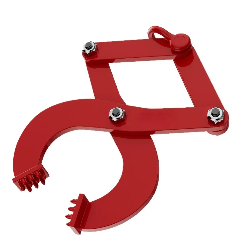 Pallet Clamp Wood Pallet Tongs Container Unloading Traction Tool Wooden Box Stone Clamp For Cargo Container Loading Work