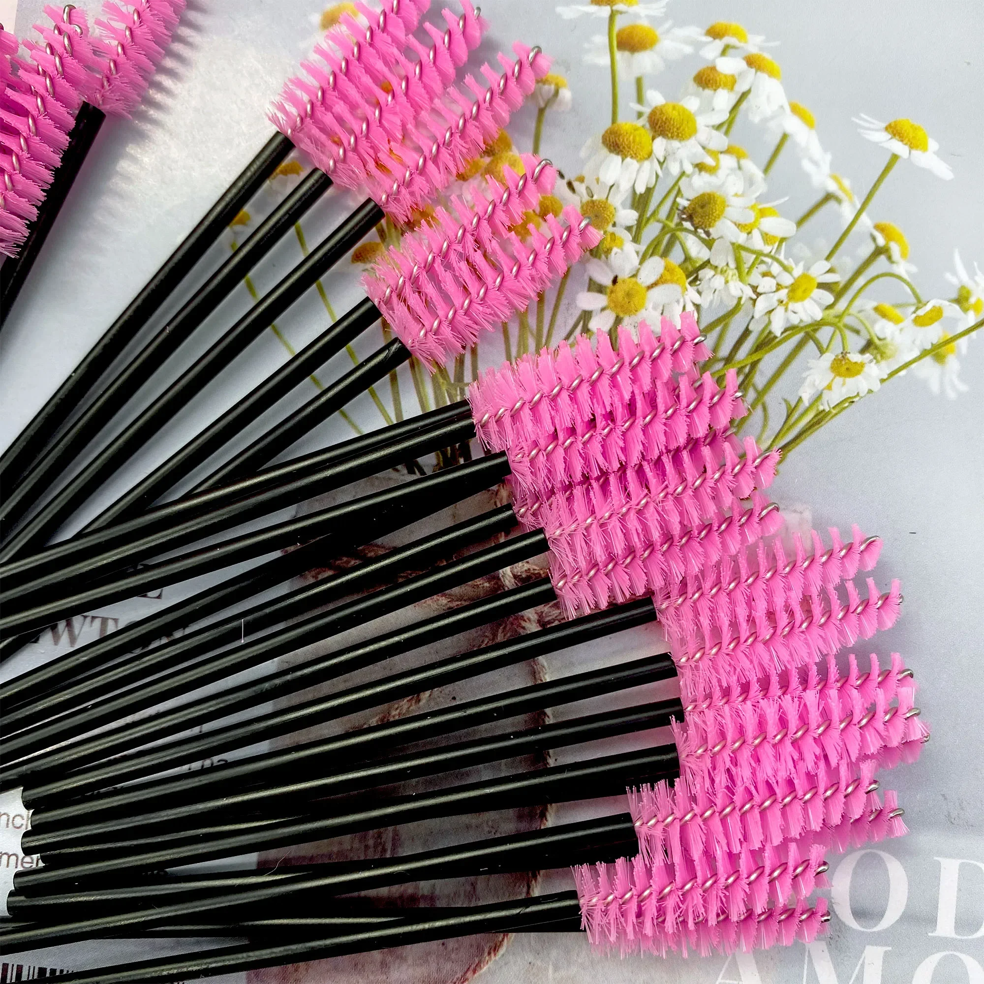 500pcs Eyelashes Brush Comb Eye Lashes Extension Mascara Wands Makeup Professional Makeup Beauty Tool