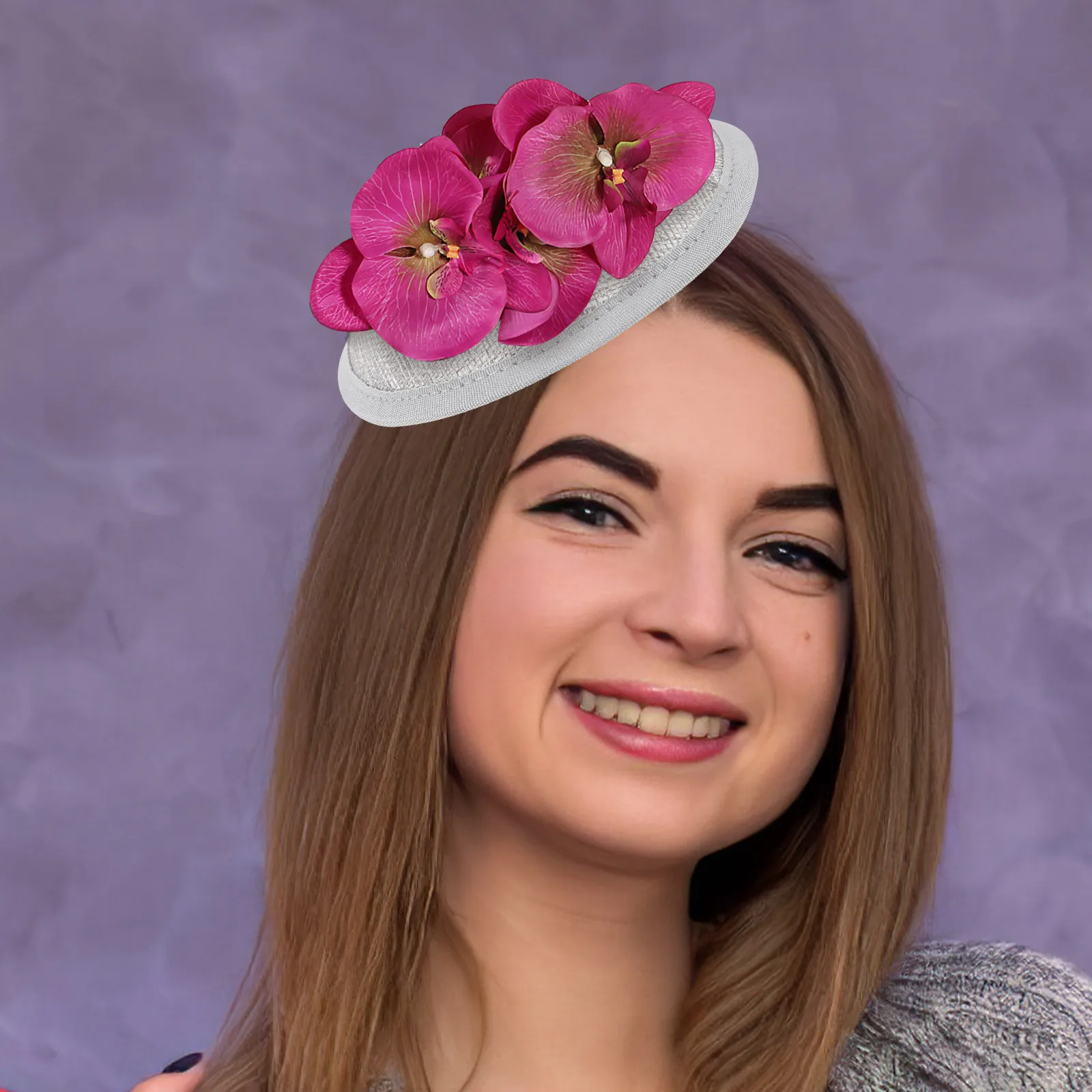 Round Hat DIY Base for Women Headdress Making Solid Comfortable Wear-Resistant Felt Craft Supply Beret Hat Making Support Base