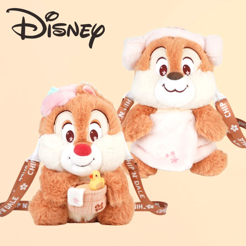 

Плюшевая игрушка Disney Chip Dale, мультяшная кукла 22 см, плюшевая игрушка с когтями, подарок на день рождения/Рождество, сувенир на День святого Валентина