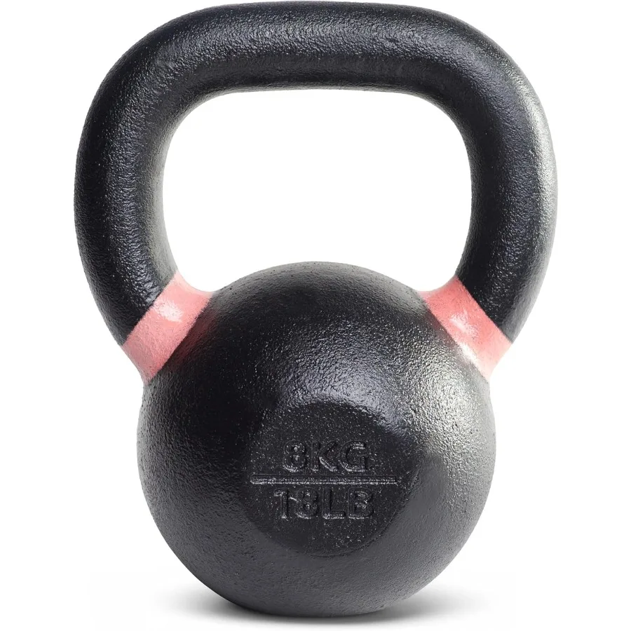 مسابقة Kettlebell من الحديد الزهر لتدريبات القوة وتدريبات اللياقة البدنية، هيكل متين من الحديد الصلب بسلاسة