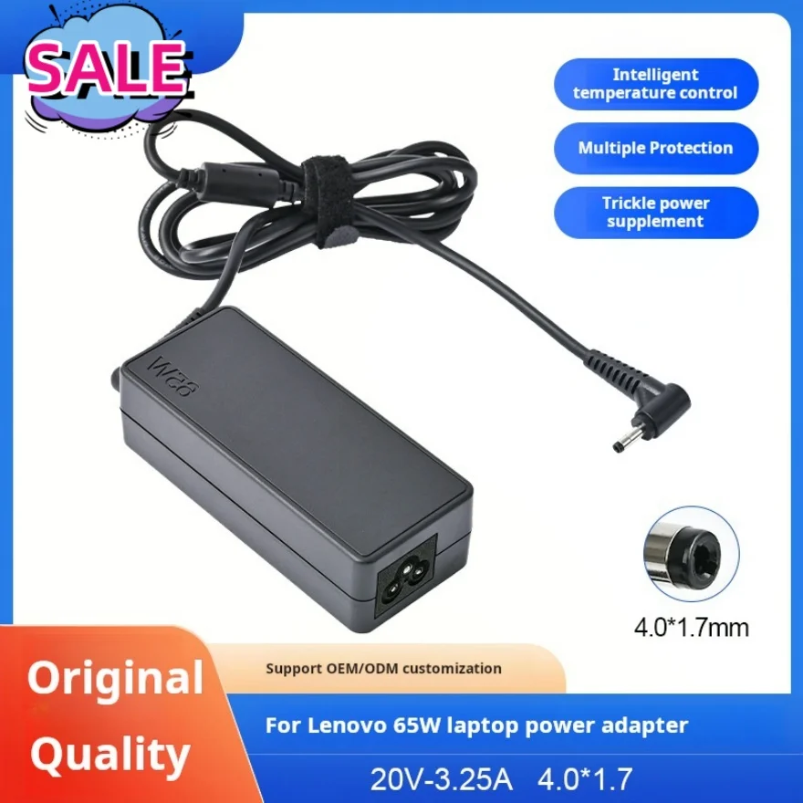 20V 3.25A 65W 4.0*1.7mm Adapter AC Laptop Charger For Lenovo IdeaPad 330s 320 100-15 B50-10 YOGA 710 510-14ISK Redmibook 14 13