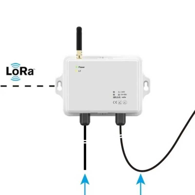 LoRa CO2 Monitor Temperature Humidity Data Logger Wireless Indoor Air Quality CO2 Monitor With Control 0-10V