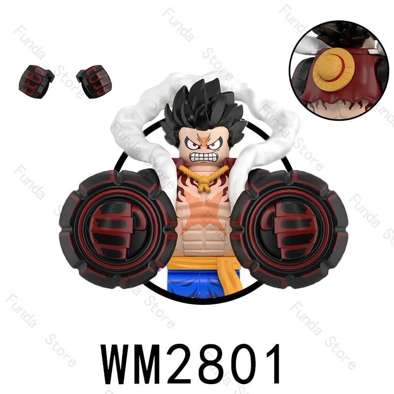 NEW WM2796 WM2797 WM2786 WM2801 Franky Jinbe One Piece Mini Model Figures Blocks Doll Hot Japen Anime cartoon Bricks Boys Toys