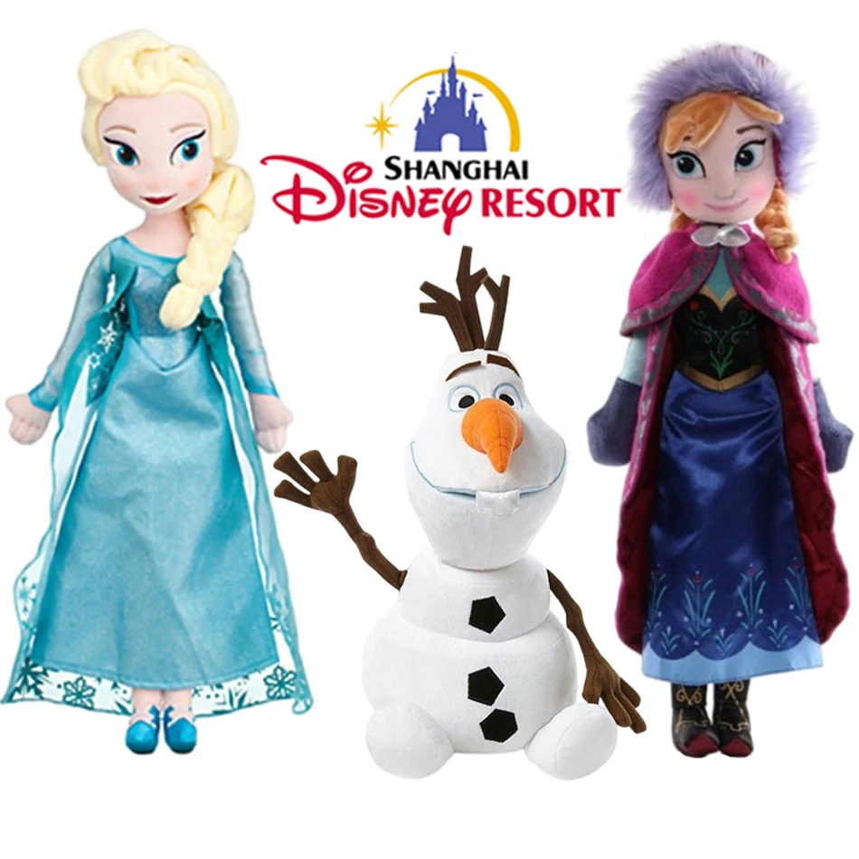 

Disney Frozen Эльза Анна принцесса мягкая плюшевая кукла Олаф Снеговик лед Sven Flareon Bruni игрушка для девочек и детей рождественские подарки