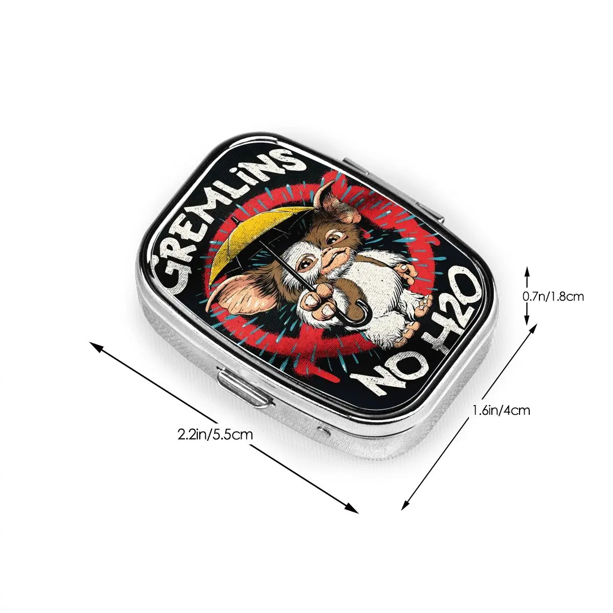G-Gremlinses السفر منظم حبوب Mogwai الوحش الرعب الرجعية الخيال العلمي صندوق دواء حبة صندوق الخائن صندوق تخزين لمحفظة جيوب