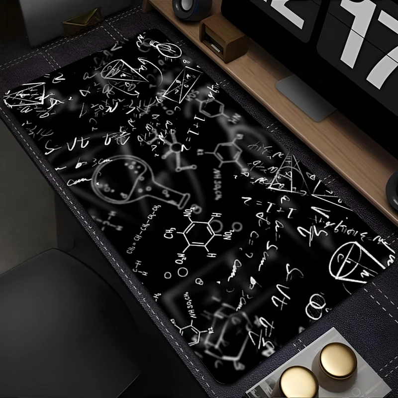 

Mouse Pad Design Non-Slip Geometric Science Math Formula Desk Mat Gaming Accessories Stitched Edges For Home And Gamer Mousepad