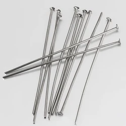 50pcs/lot 20 25 30 50mm Stainless Steel Flat Head Pins Dia 0.7mm for Needlework Jewelry Making Findings Supplies DIY Accessories