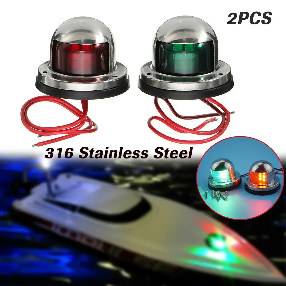 Red and green signal light yacht hardware accessories, stainless steel 316
