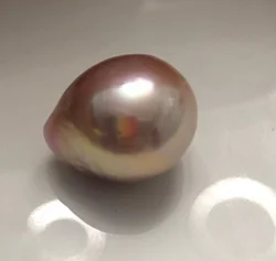 Gorgeous 11-13mm South Sea Oinkr Baroque Loose Pearl Half Drill