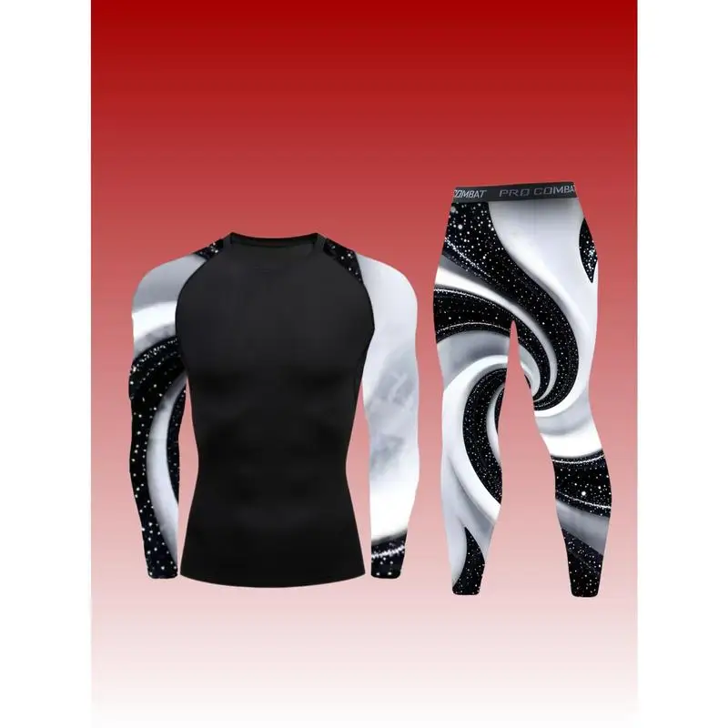 Men Compression Running T-Shirt Short Sleeve Round Neck Breathable Quick Dry Basketball Soccer