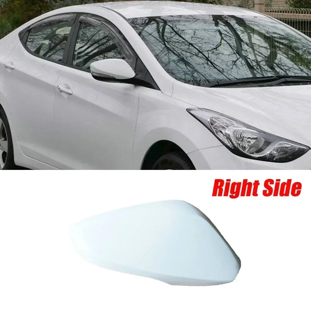 1pc White Car Right Left Side Door Wing Mirror Cover For Hyundai Elantra 2011-2016 Side Wing Mirror Glass Cover Protector