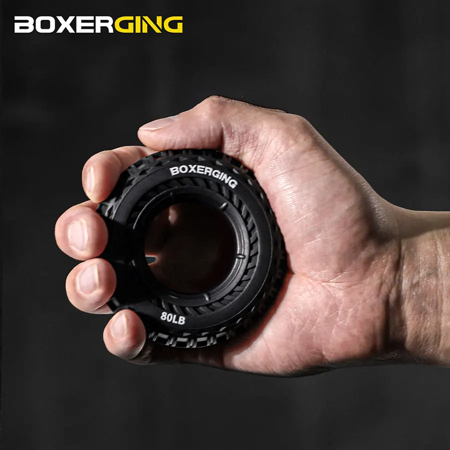 Anillos fortalecedores de mano, círculo de agarre de 30-80Lb, ejercitador de músculos del brazo, fortalecedor de agarre de mano, camilla de mano de silicona