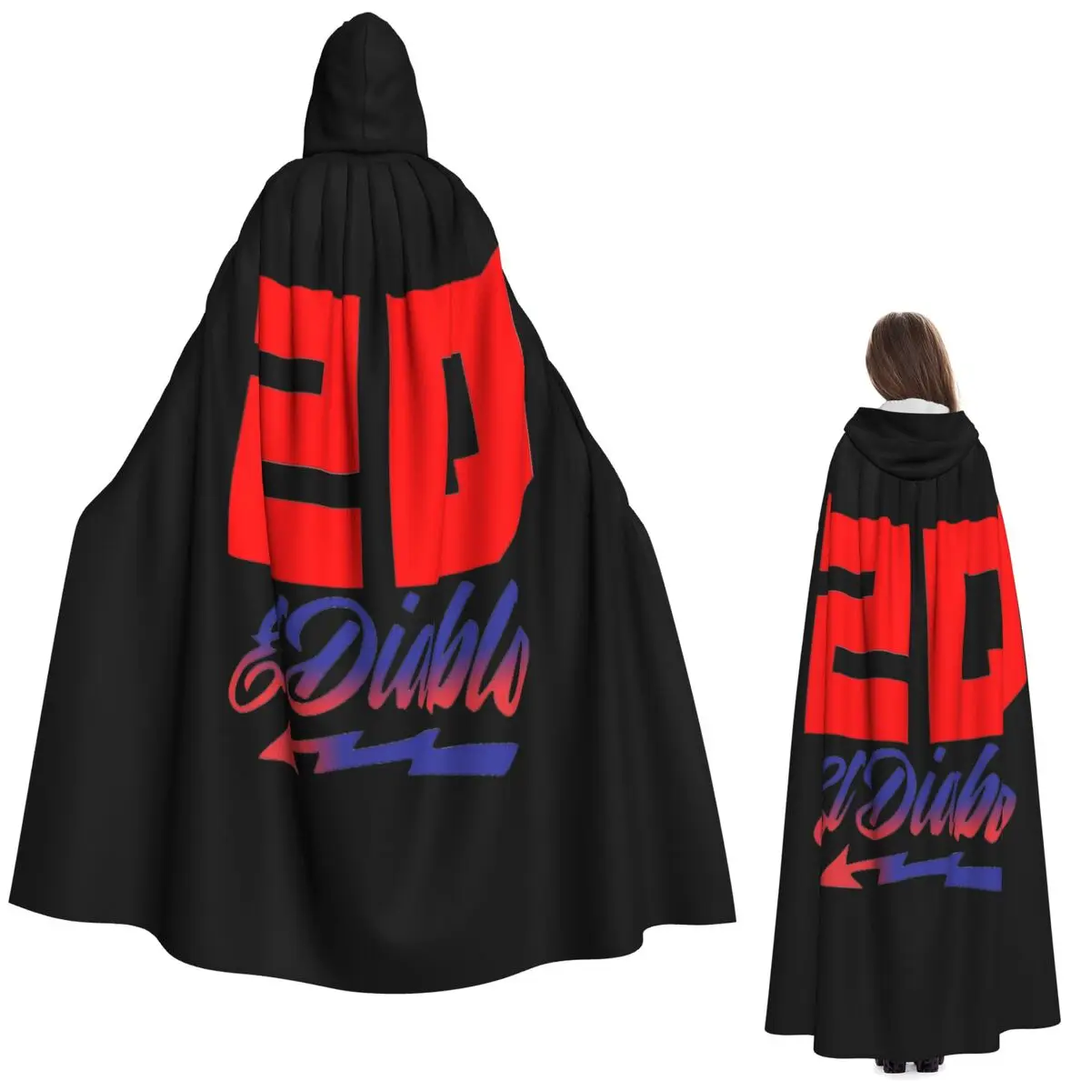 

Длинный плащ с капюшоном Fabio Quartararo 20, средневековый костюм ведьмы, накидка для косплея, накидка на Хэллоуин, вампир, для взрослых, унисекс