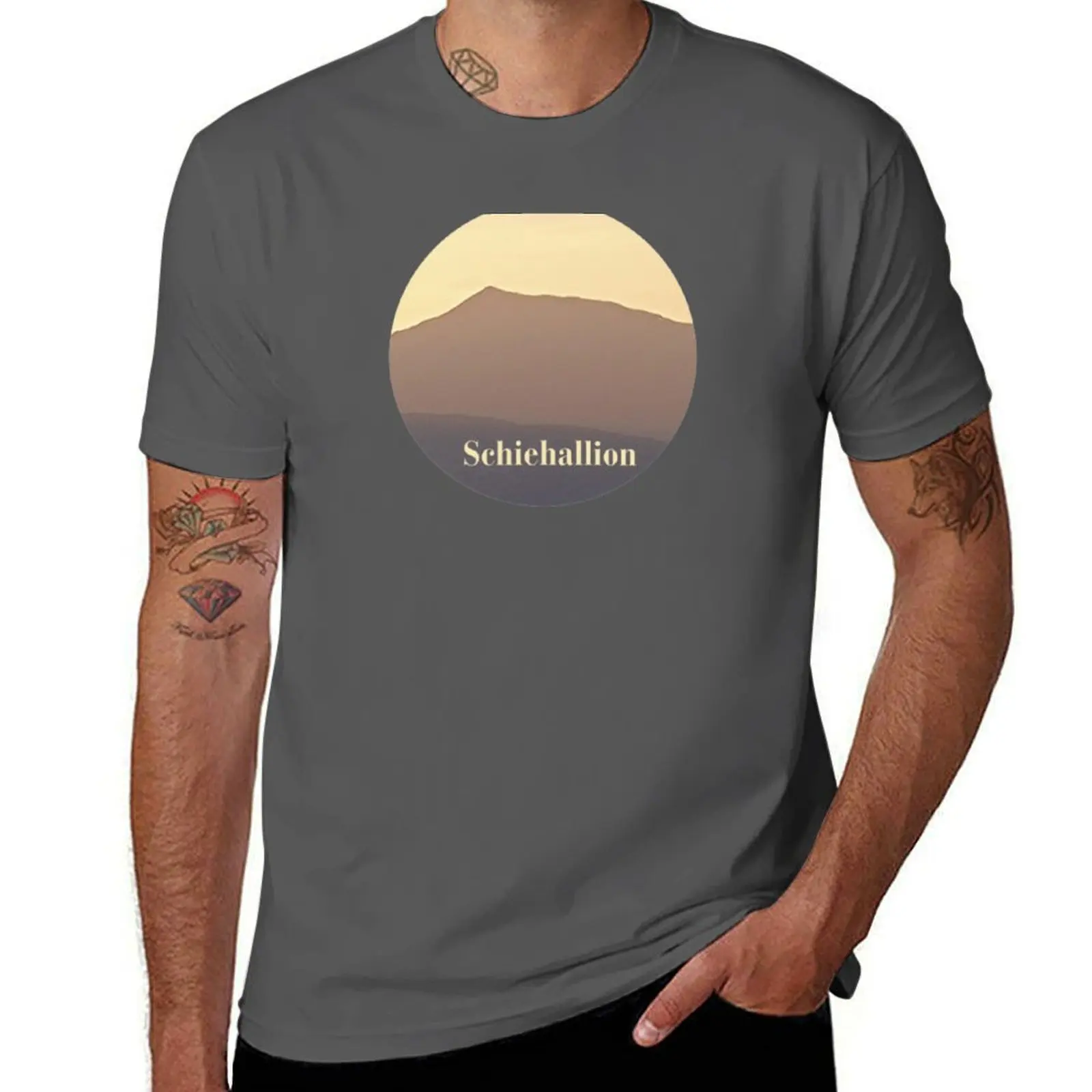 

Mountains Schiehallion T-Shirt man clothes hippie clothes animal prinfor boys men tshirt