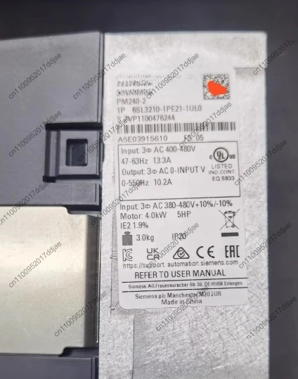 Inversor 6SL3210-1PE21-1UL0 Teste OK