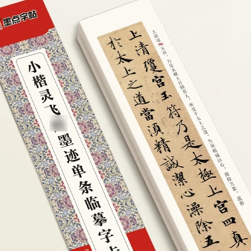 Calligraphy Copybooks of Famous Artists Stone Inscriptions and Rubbings Close Range Enlarge Chinese Characters Tracing Booklets