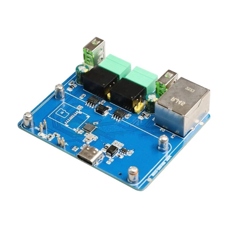 A46U Rpi0-DRS485 Dual RS485 Expansion Board For Raspberry Pi Zero/Zero2 W/Zero RS485 Driver-Free With Power Isolation