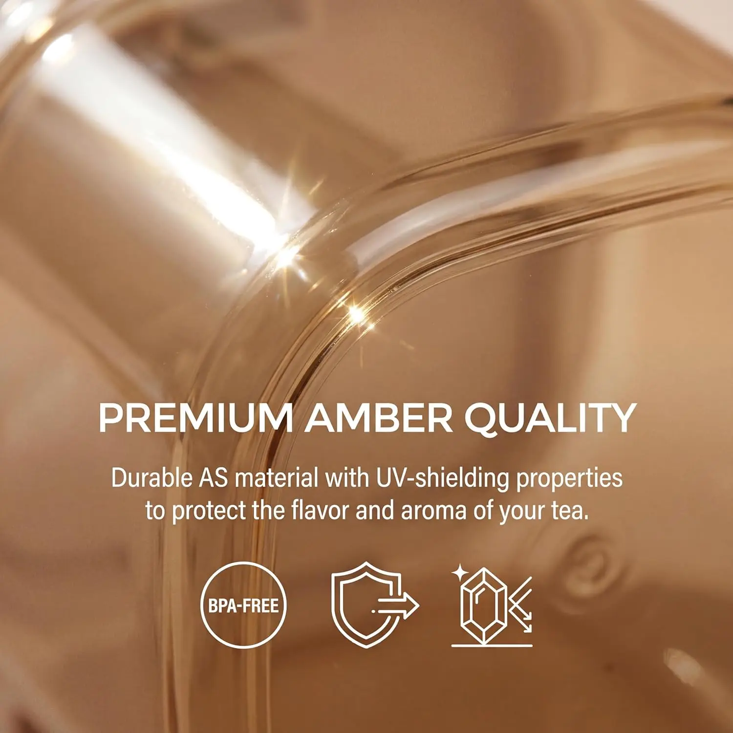2pcs Coffee Canister with Scoop Airtight Coffee Storage Container Amber Light Blocking Jar Wide Mouth for Coffee Beans Sugar view 5