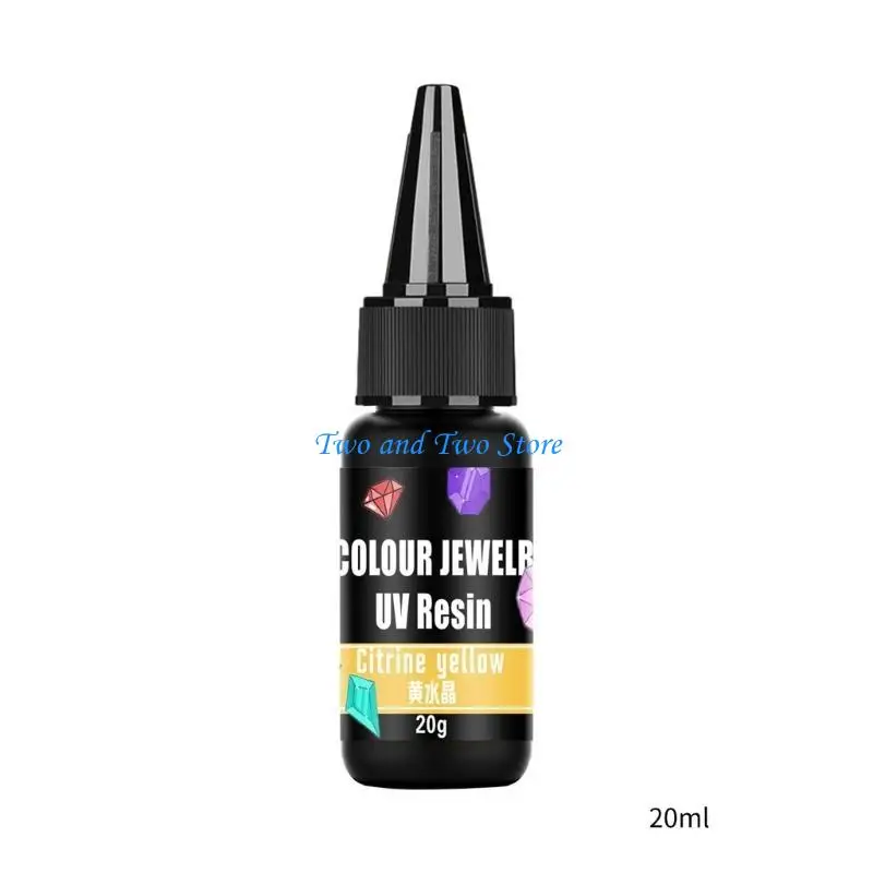 HX6F กาวยูวีหยดความจุ 20 มล. กาวยูวีบ่มกาวอัลตราไวโอเลตบ่มอีพอกซีเรซิน