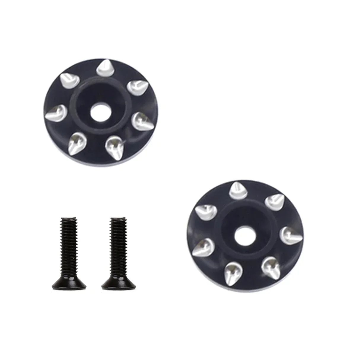 2pcs M3 Aluminum Colourful Countersunk Umbrella Flat Head Screw Concave Conical Decorative Groove Washer accessory