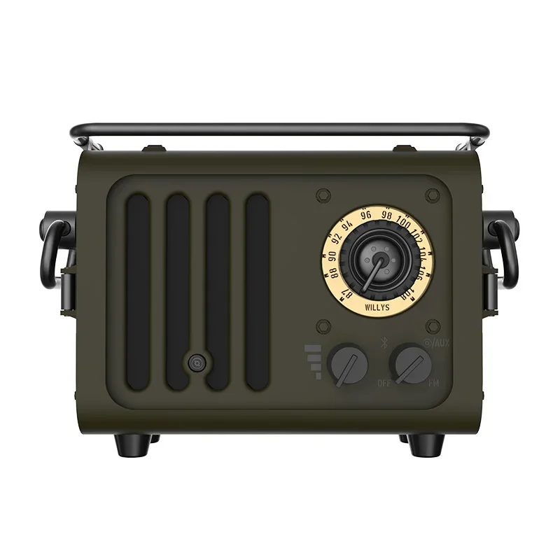 Imagem -06 - Xog Mao Rei Jeep Selvagem Alto-falante sem Fio Bluetooth Baixo Rádio Portátil Retro Som Acampamento ao ar Livre Alto-falante Homem Presente de Alta Qualidade