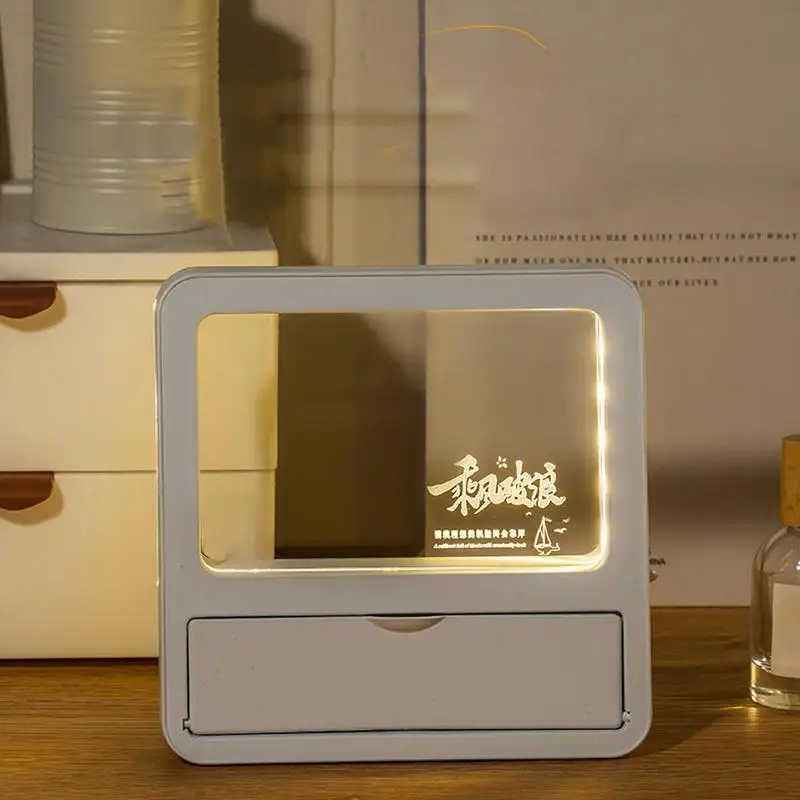 Writing Tablet Erasable Writing Board Multi-purpose Notebook Wtih Pencil Holder Night Light For Adults Kids Night Work Bedside