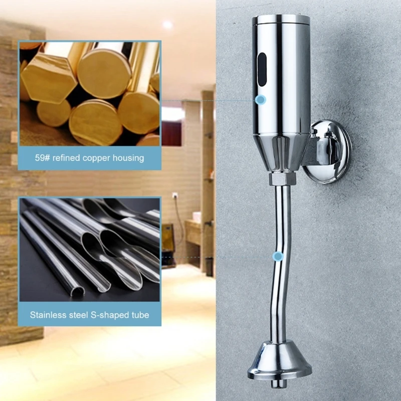 

02DC Intelligent Sensors Urinal Flushes Valves Bathroom Toilet Accessories Enduring