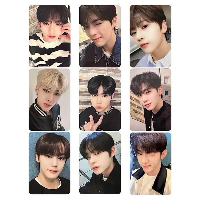 9pcs/Set Kpop ZEROBASEONE ZB1 2023 New Special Cards ZHANGHAO SUNG HAN BIN MATTHEW Ricky PARK GUN WOOK For Fans Gifts Collection