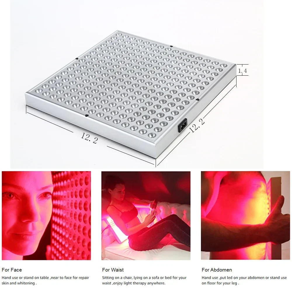 Red Light Therapy,Red 660nm Near Infrared 850nm Combo Far Infrared Physiotherapy Heat Lamp For Home Beauty,Pain Relief of Muscle