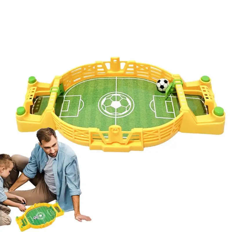 Foosball Table Portable Soccer Shootout Game 22.7cm Football Toys Funny Tabletop Games For Game Room Company Lounge Parties