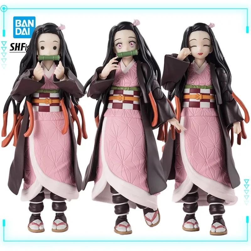 

Bandai Original Genuine Anime Demon Slayer Kimetsu No Yaiba Kamado Nezuko S.H.Figuarts 13cm Model Action Figures Toy Xmas Gift