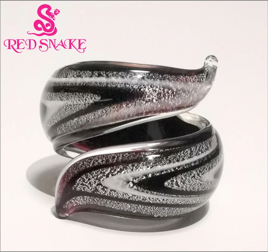 RED SNAKE Brand Fashion Ring Handmade Murano Glass Multifarious Rings RSMG0000#286