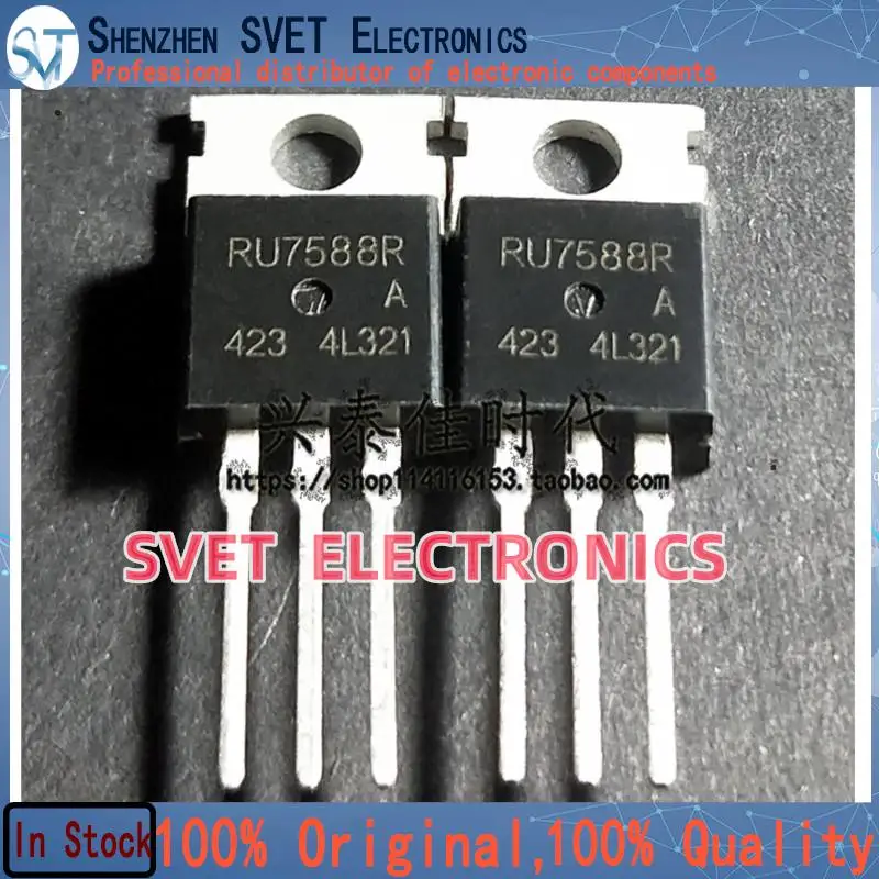 10PCS-50PCS  RU7588R 80A/75V TO-220 MOS Quick Delivery  Fast shipping