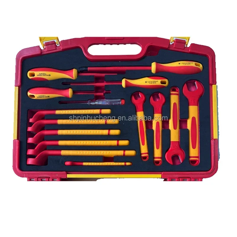 2025 24 قطعة أداة العزل VDE كماشة 1000 فولت كابل سكين حلقة وجع نهاية مفتوحة وجع دعوى