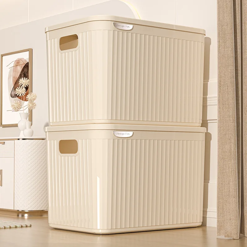 

Home Wardrobe Clothes Organizer Plastic Toy Storage Boxes for Bedroom Cabinets Drawers Cosmetic Makeup Doll Accessory Container