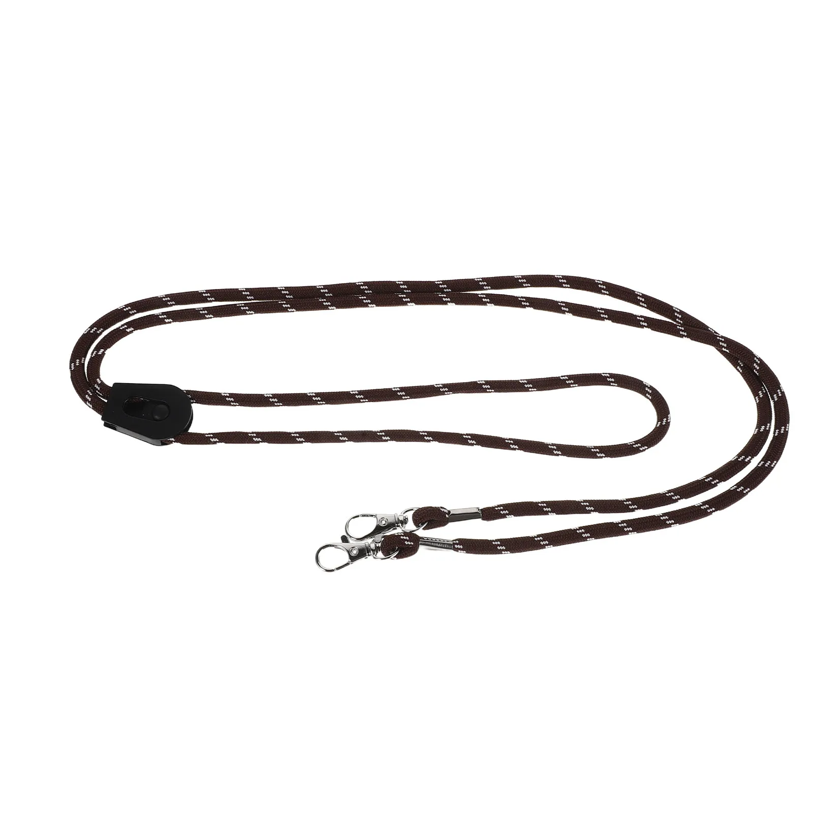 

Winter Gloves Leash Adjustable Coffee Anti-Lost Ski Glove Lanyard Neck Rope Clips for Snowboarding Outdoor Sports Mitten Holder