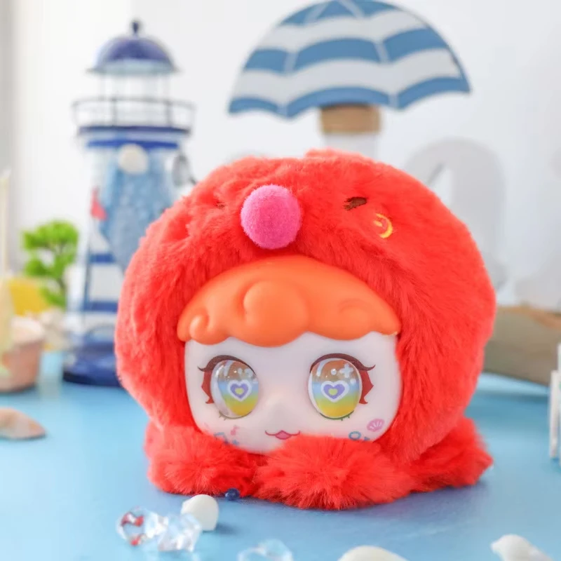 

Blind Box In Stock Fun With Fish Series Cute Plush Doll Trendy Toy Ornaments Girls Pendant Halloween Keychain Christmas Gifts