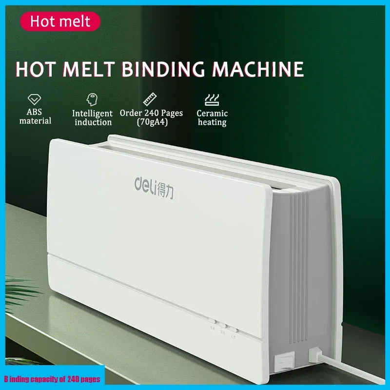 

Office Hot Melt Binding Machine Book Binding Contract Office Home Data Text Collation Smart Sensor Hot Melt Binding Machine