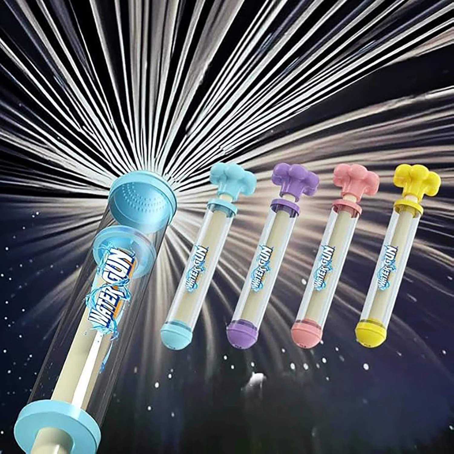 

Pull up fireworks water gun children's toy summer beach outdoor drifting water play toy