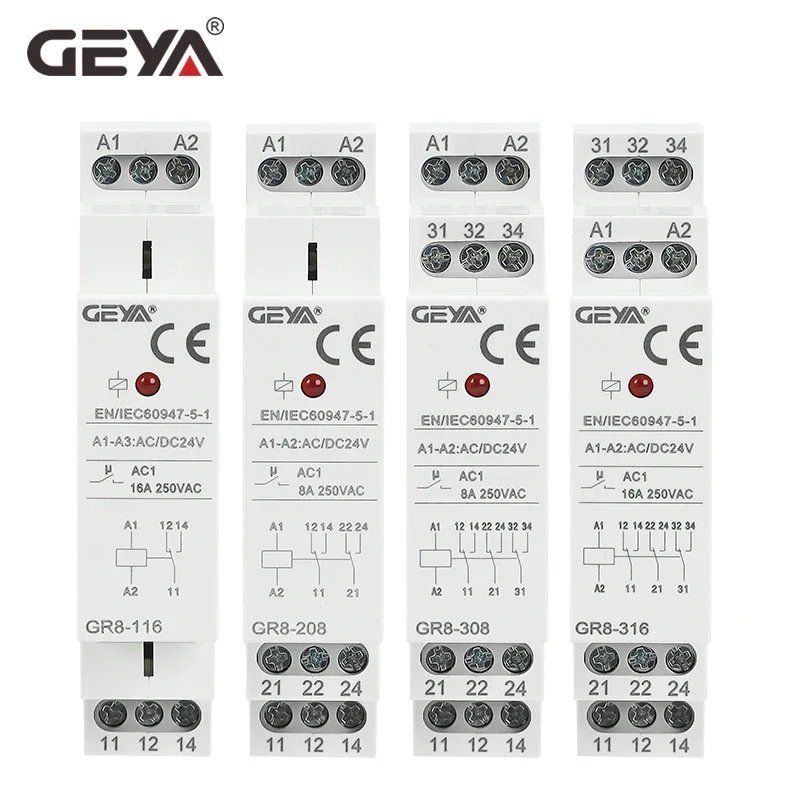 

GEYA Промежуточный переключатель AC/DC 8A 16A