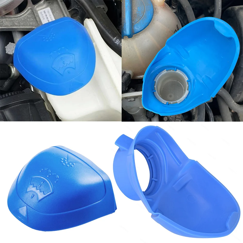 Car Wiper Washer Fluid Reservoir Tank Bottle Cover Cap Lid Plastic Blue For Audi For VW SKODA 6V0955485 6V0 955 485 000096706